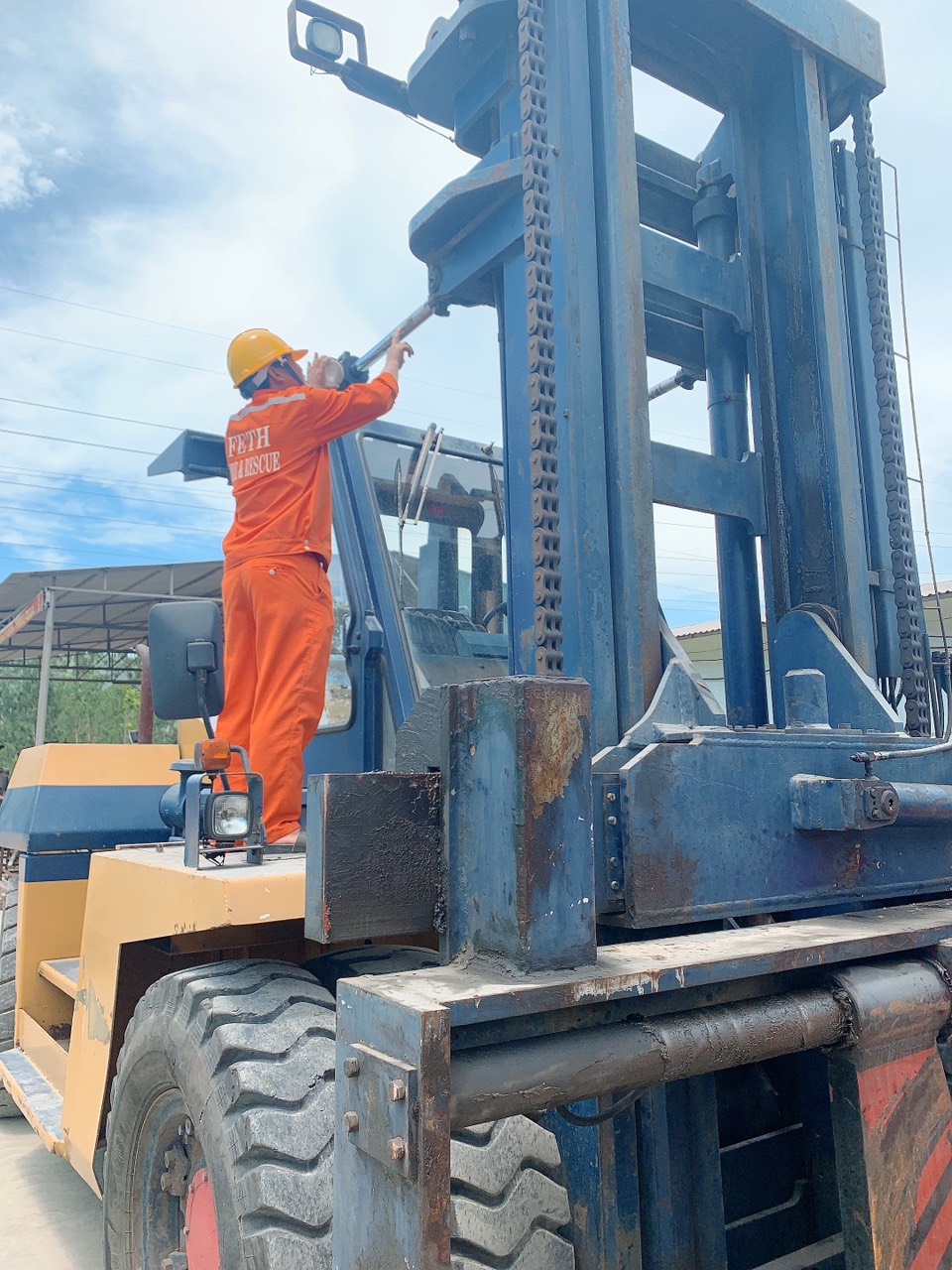 Tham gia khóa học đào tạo an toàn xe nâng tại Tân Uyên