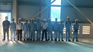 Vận hành cầu trục tại nhà máy Tôn Phương Nam