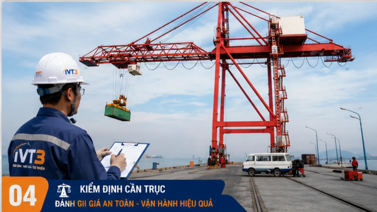 IVT3 – Đơn vị kiểm định thiết bị nâng được cấp phép, uy tín hàng đầu khu vực phía Nam. IVT3 – Đơn vị kiểm định thiết bị nâng được cấp phép, uy tín hàng đầu khu vực phía Nam.