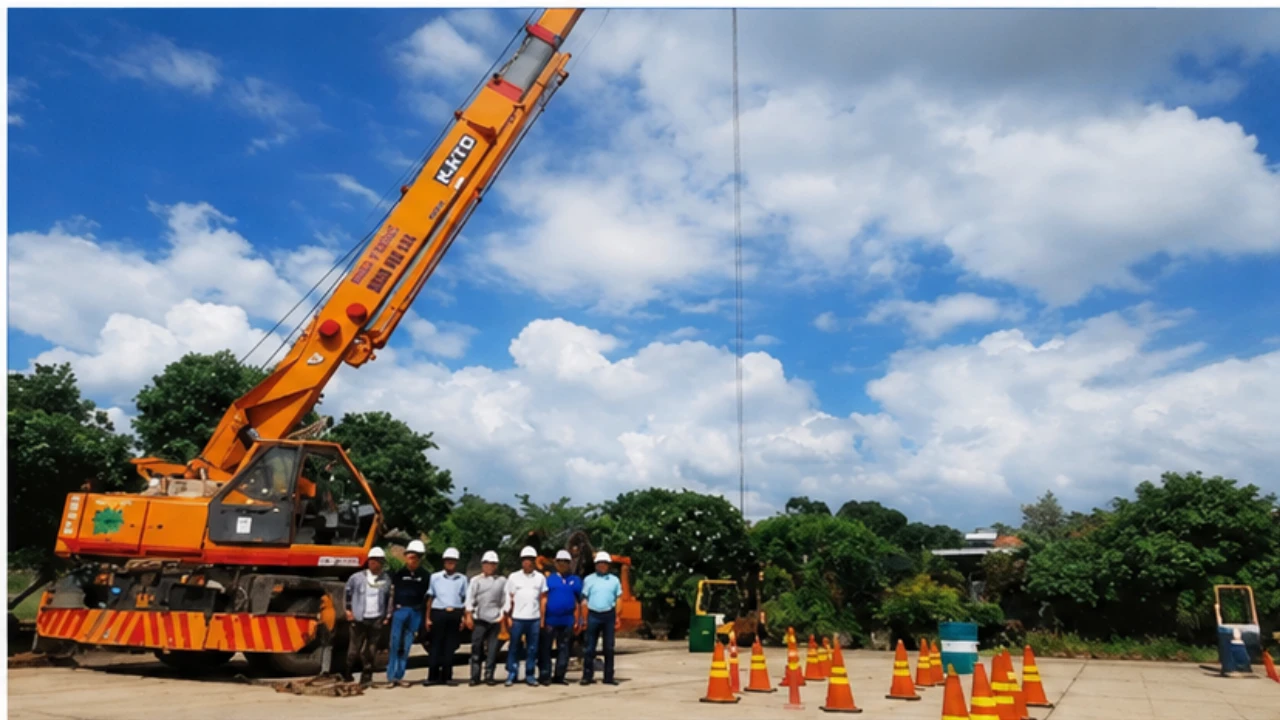 Quy trình kiểm định cần cẩu được IVT3 thực hiện bởi đội ngũ kỹ thuật viên có chứng chỉ hành nghề Quy trình kiểm định cần cẩu được IVT3 thực hiện bởi đội ngũ kỹ thuật viên có chứng chỉ hành nghề