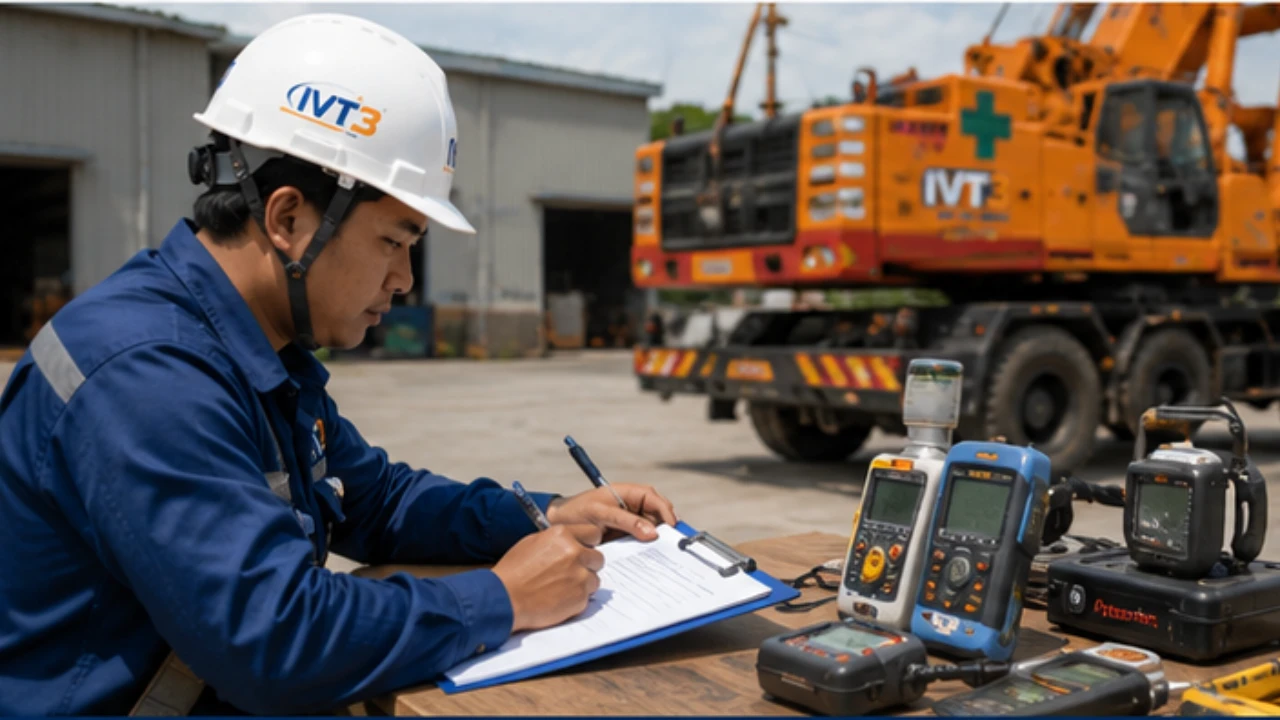 Lập biên bản và đánh giá kết quả sau quy trình thử tải cần cẩu Lập biên bản và đánh giá kết quả sau quy trình thử tải cần cẩu